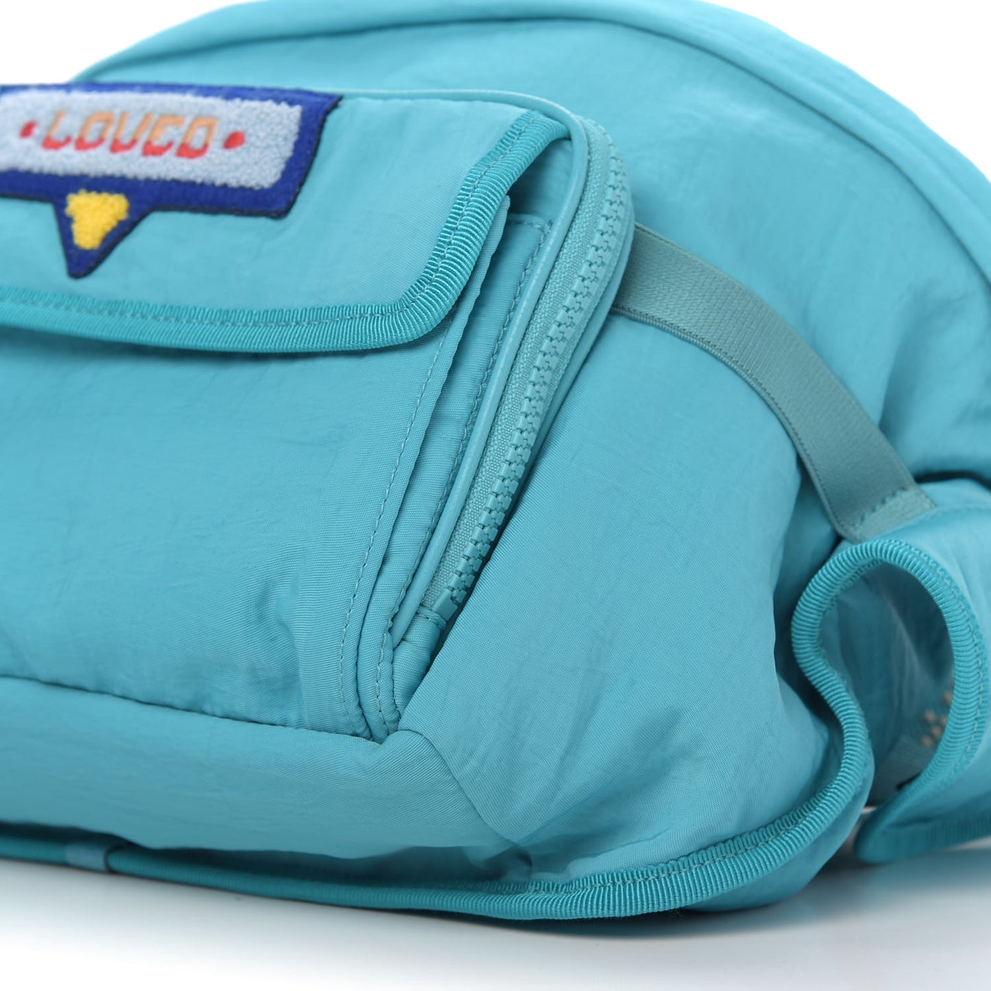 Nylon 80s Logo Patch Belt Bag Lago
