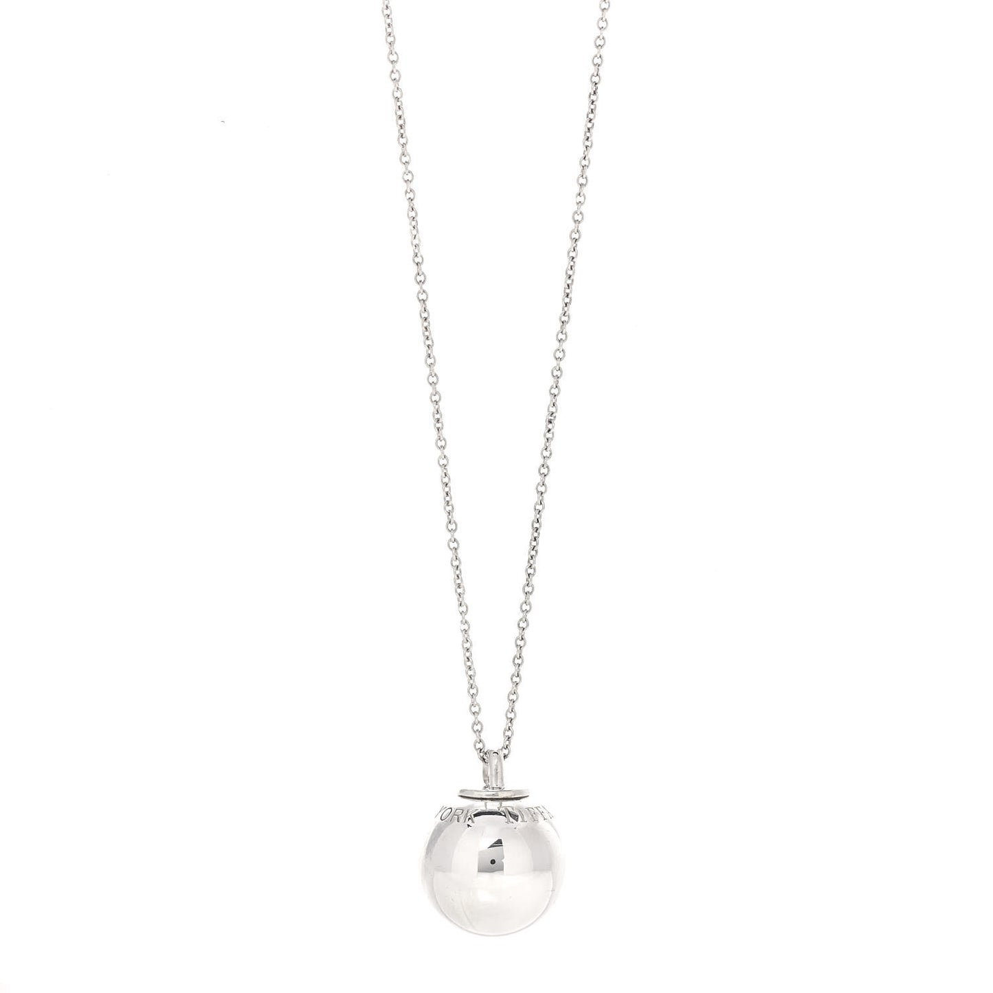 Sterling Silver 19mm HardWear Ball Pendant Necklace