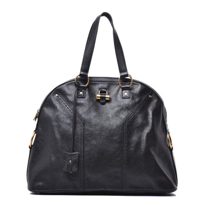 Saint Laurent Calfskin Oversized Muse Black 1 of 9