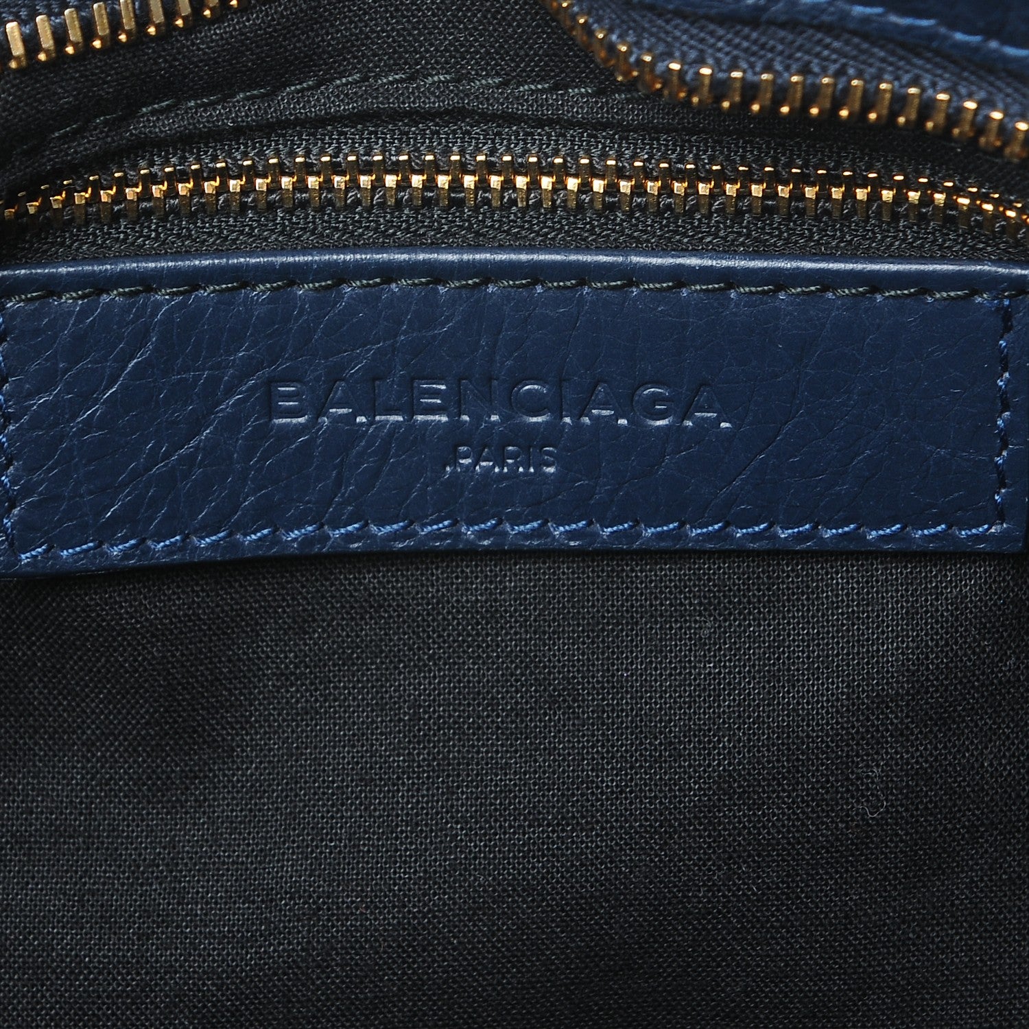 Balenciaga Agneau Giant 12 Gold Hardware City Bleu Obscur 7 of 8
