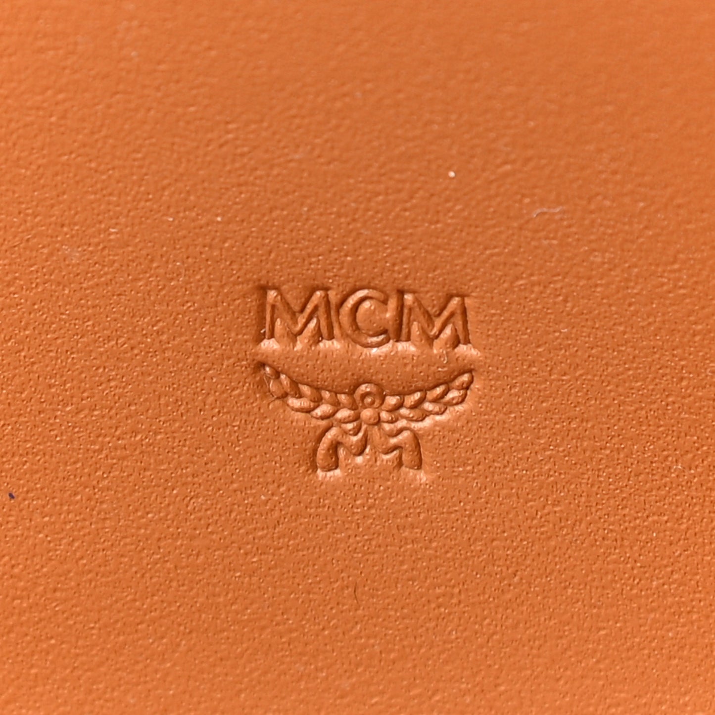 Visetos Large Zip Around Wallet Cognac