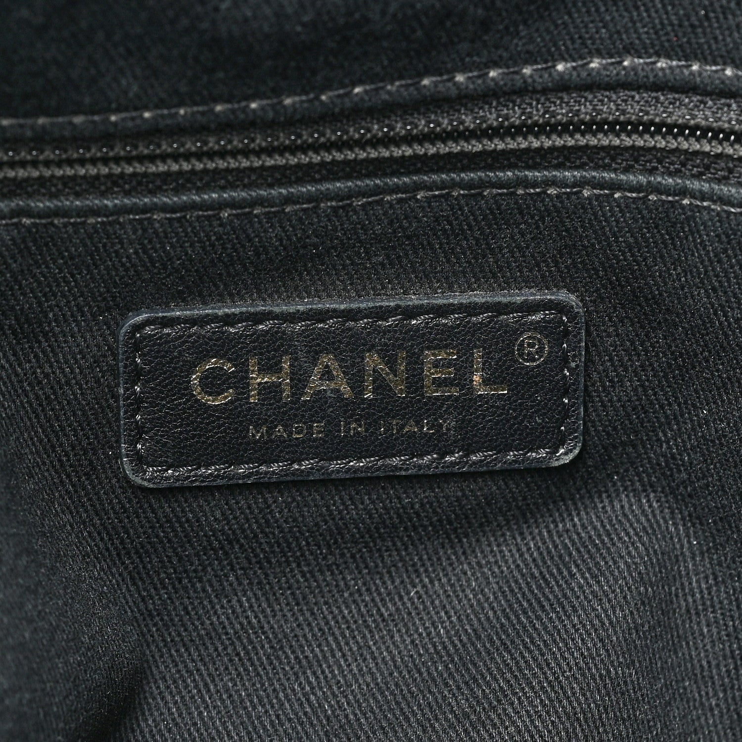 Chanel Mixed Fibers Large Deauville Tote Black 7 of 13