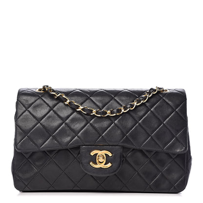Chanel Lambskin Quilted Small Double Flap Black 1 of 12