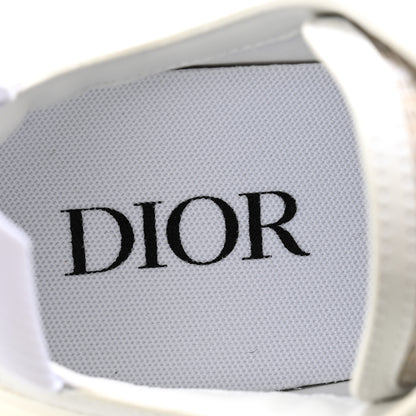Christian Dior Jacquard Rubber Oblique Mens B28 Low Top Sneakers 42 White 6 of 10