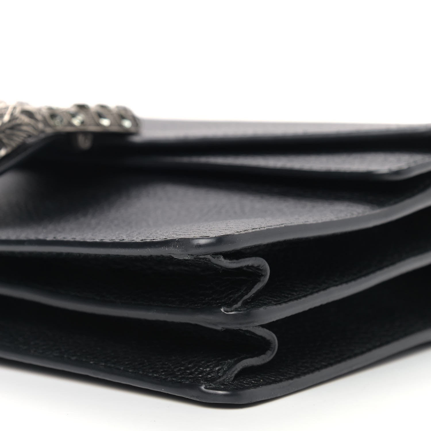 Gucci Pebbled Calfskin Small Dionysus Shoulder Bag Black 12 of 12