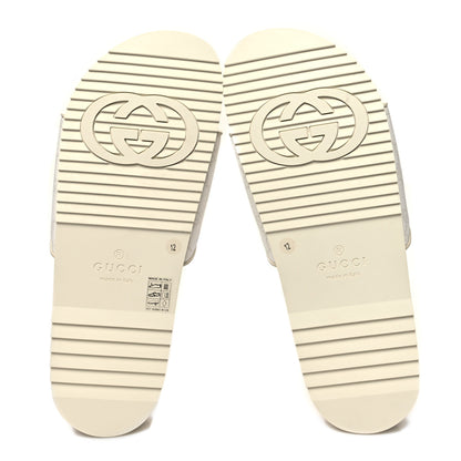 Gucci GG Supreme Monogram Demetra Mens Slide Sandals 12 White Mystic White 5 of 8