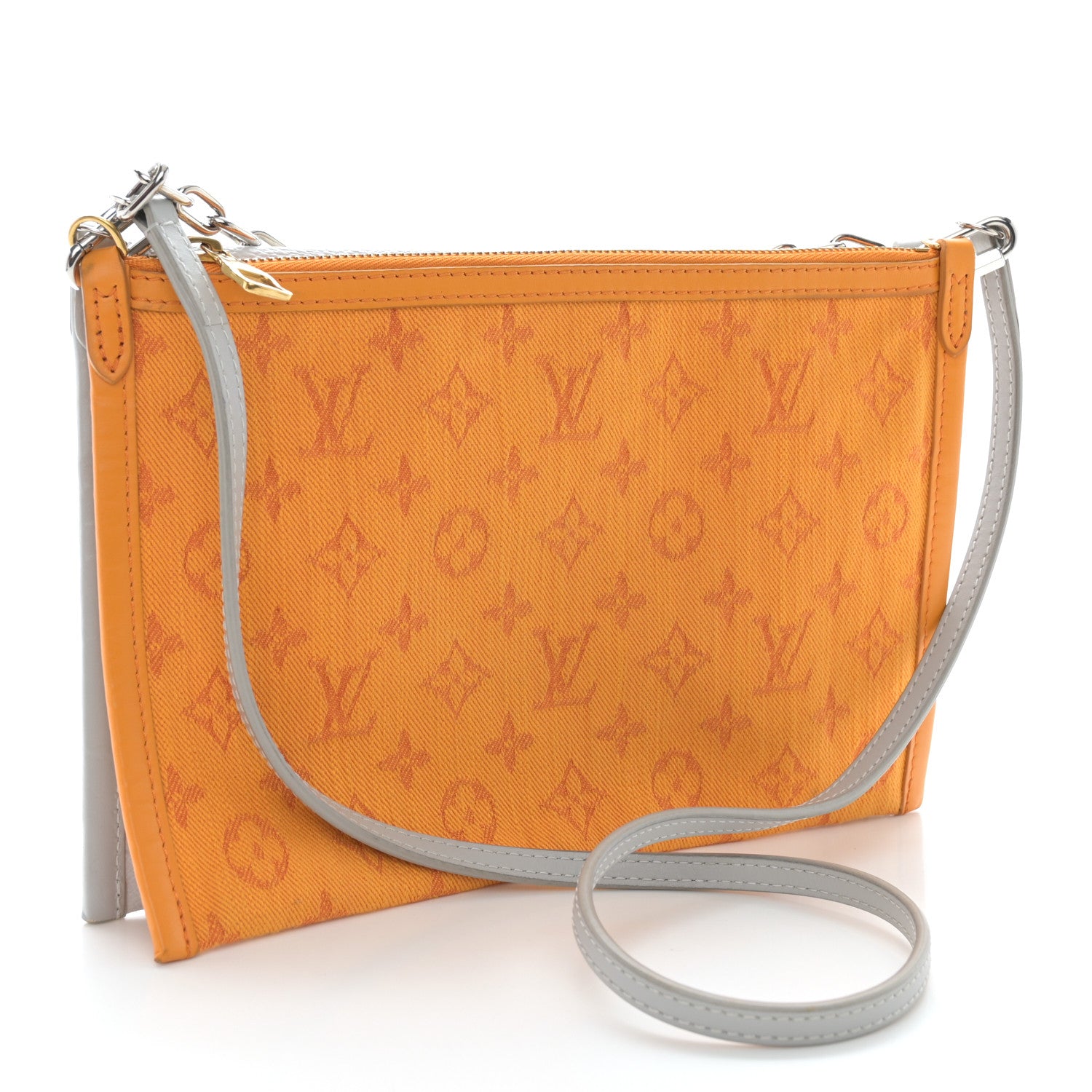 Louis Vuitton Monogram Antartica Double Flat Messenger 3 of 13