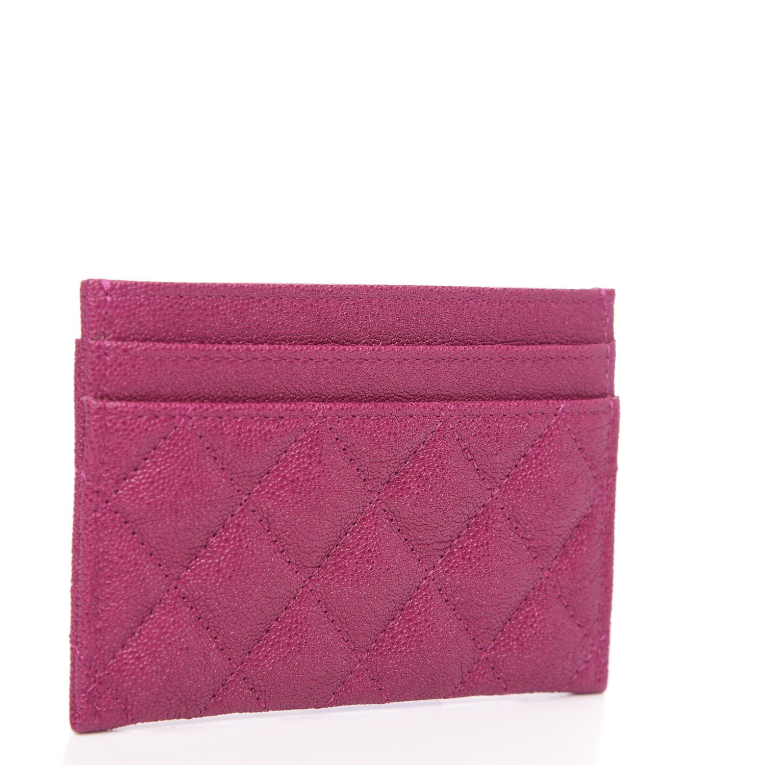 Chanel Caviar Quilted Boy Card Holder Fuchsia 2 of 7