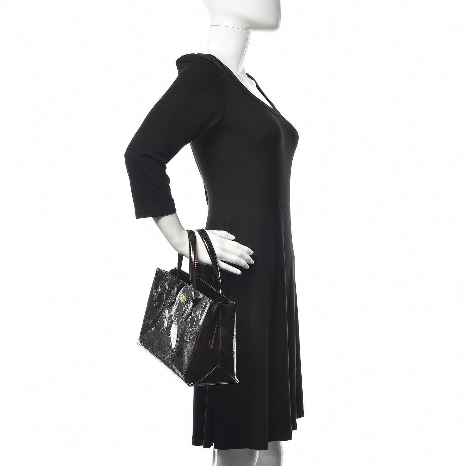 Louis Vuitton Vernis Wilshire PM Amarante 2 of 10