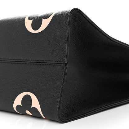 Louis Vuitton LOUIS VUITTON Empreinte Monogram Giant Onthego GM Black Beige 9 of 9
