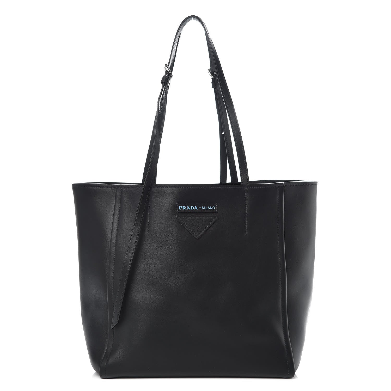 Prada Calfskin Large Concept Shopper Tote Black Astrale 1 of 11