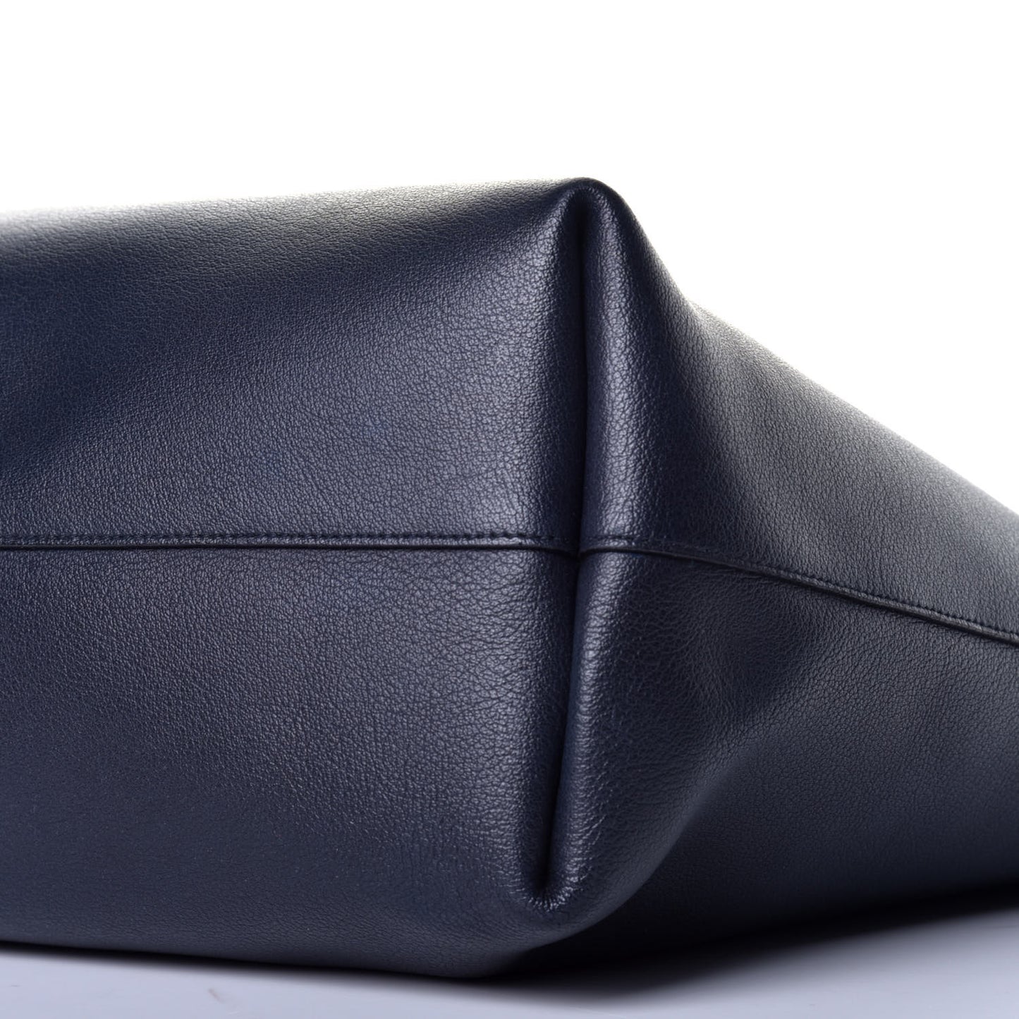 Calfskin Large Shopping Tote Saphir