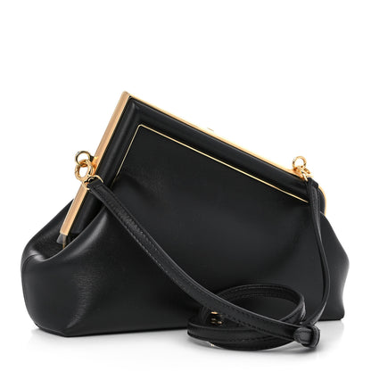 Fendi Shiny Nappa Small Fendi First Black 2 of 11