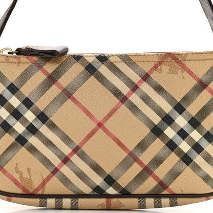 Burberry Haymarket Check Pochette Tan 8 of 11