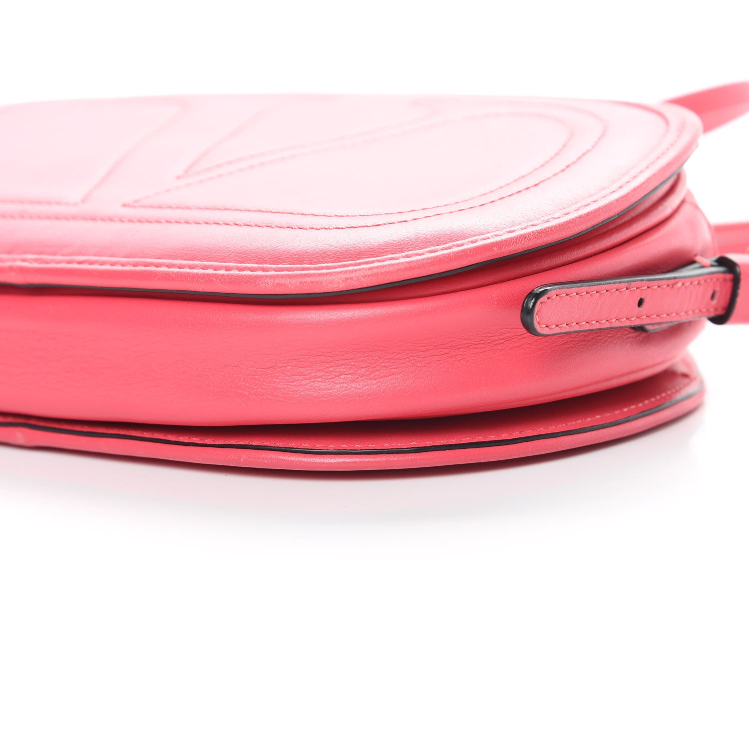Valentino Garavani Vitello Small Logo Go Crossbody Bag Deep Rose 11 of 15