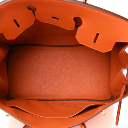 Hermes Epsom Birkin 35 Orange 5 of 16
