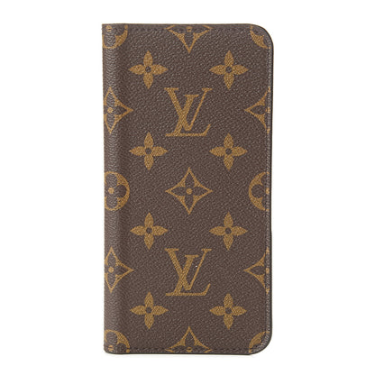 Louis Vuitton Monogram iPhone XS Max Folio Case 1 of 6