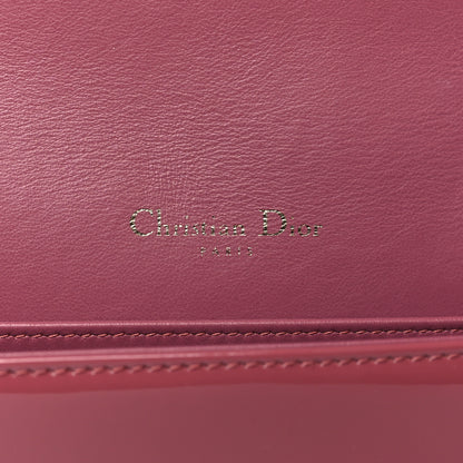 Christian Dior Patent Cannage Lady Dior Convertible Clutch  Mallow Rose 7 of 12