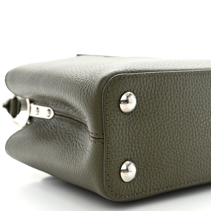 Louis Vuitton Taurillon Capucines BB Khaki 8 of 9