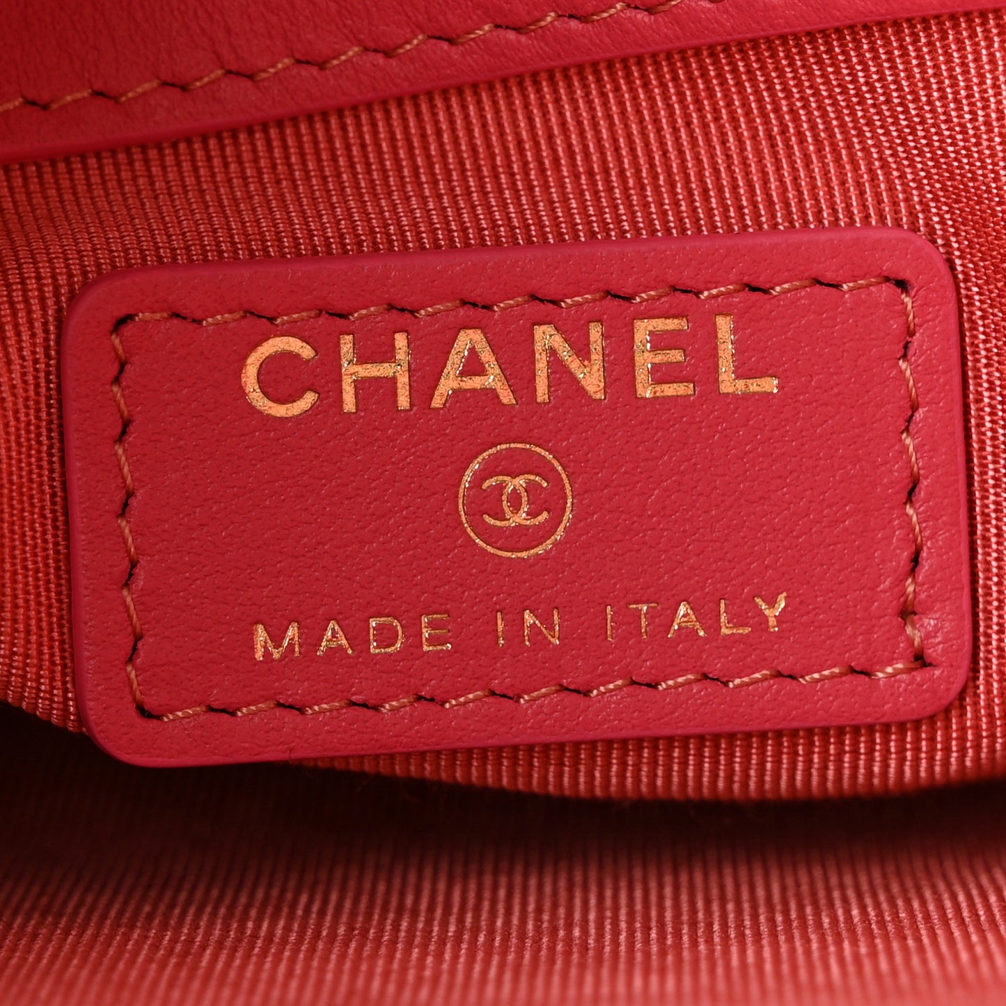Tweed Large Chanel 19 Cosmetic Case Coral Pink