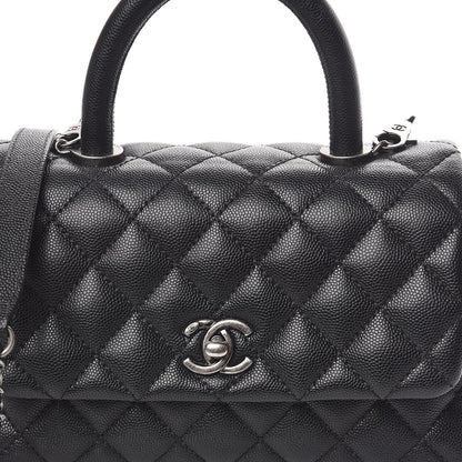 Chanel Caviar Quilted Mini Coco Handle Flap Black 18 of 18