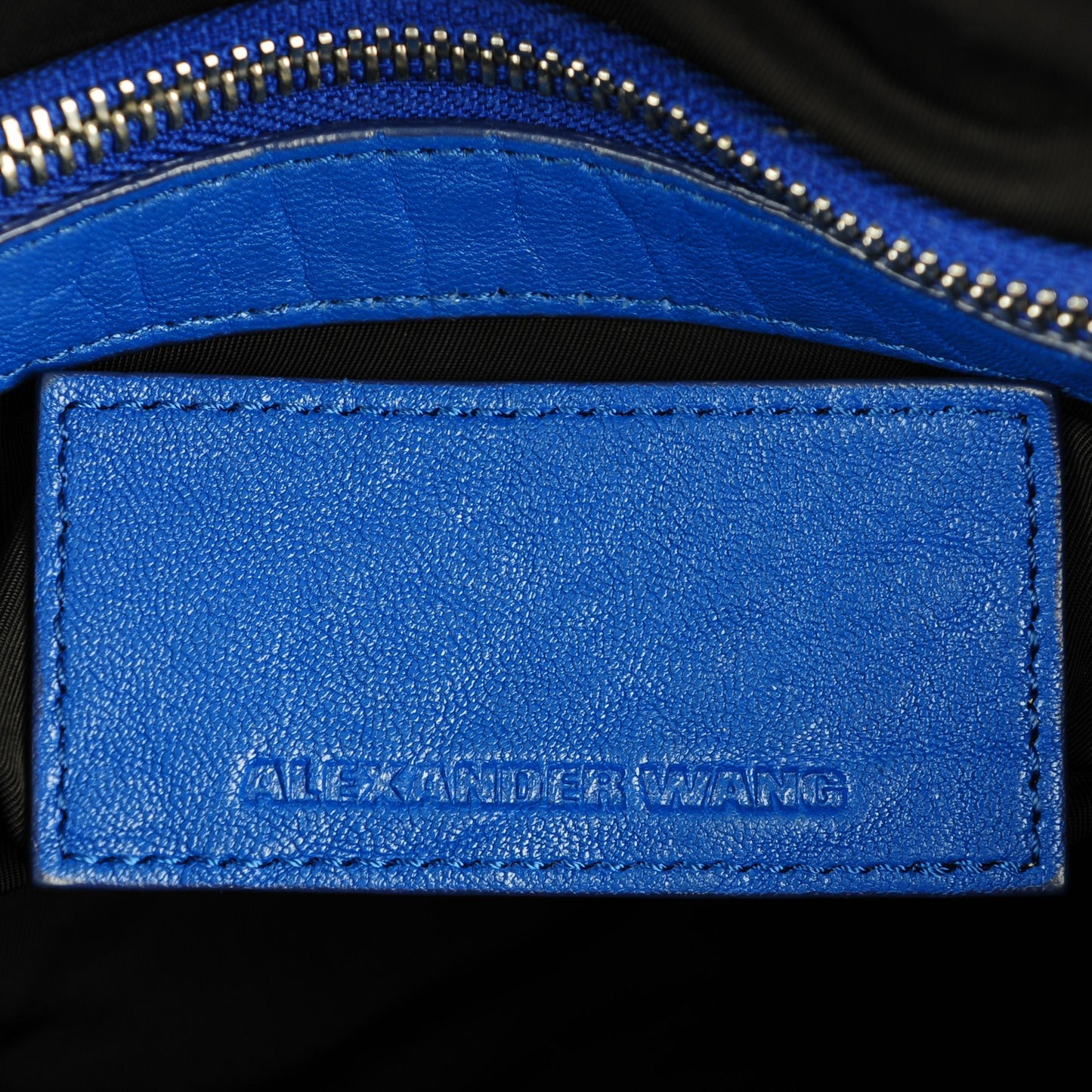 Pebbled Lambskin Rocco Royal Blue