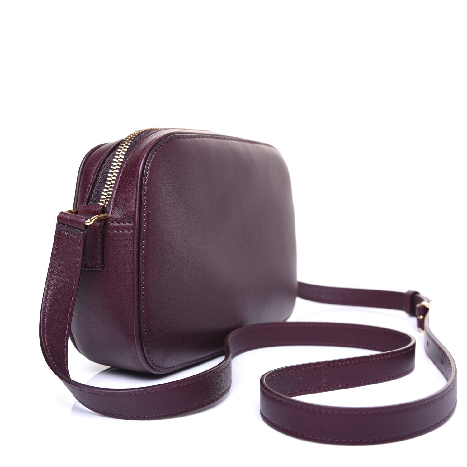 Celine Lambskin Crecy Camera Bag Burgundy 3 of 11
