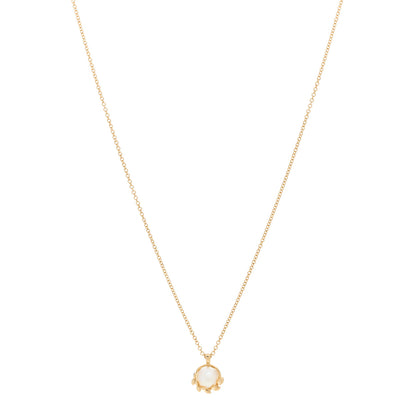 Tiffany 18K Yellow Gold Cultured Pearl Paloma Picasso Olive Leaf Pendant Necklace 1 of 6