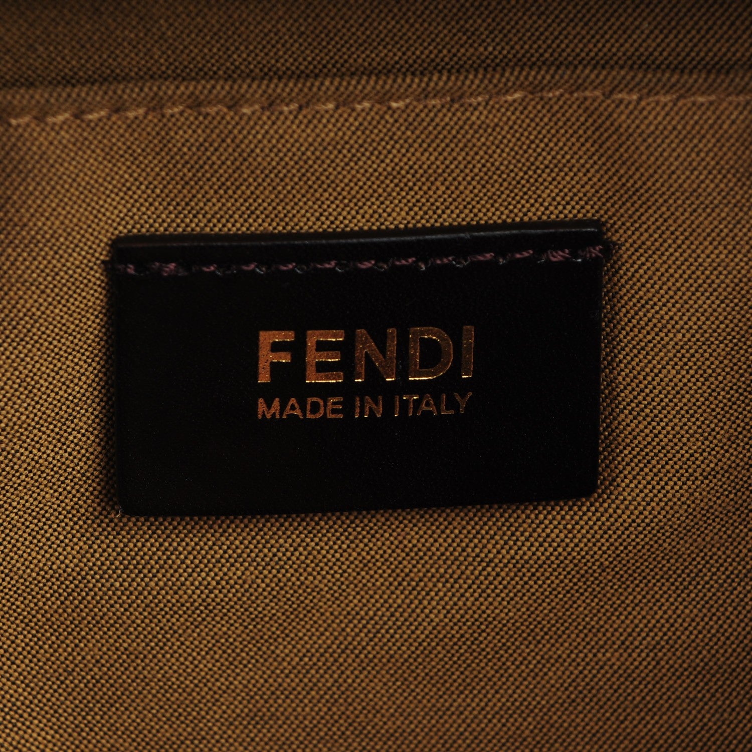 Fendi Zucca Medium Convertible Boston Satchel Tobacco Brown 6 of 7