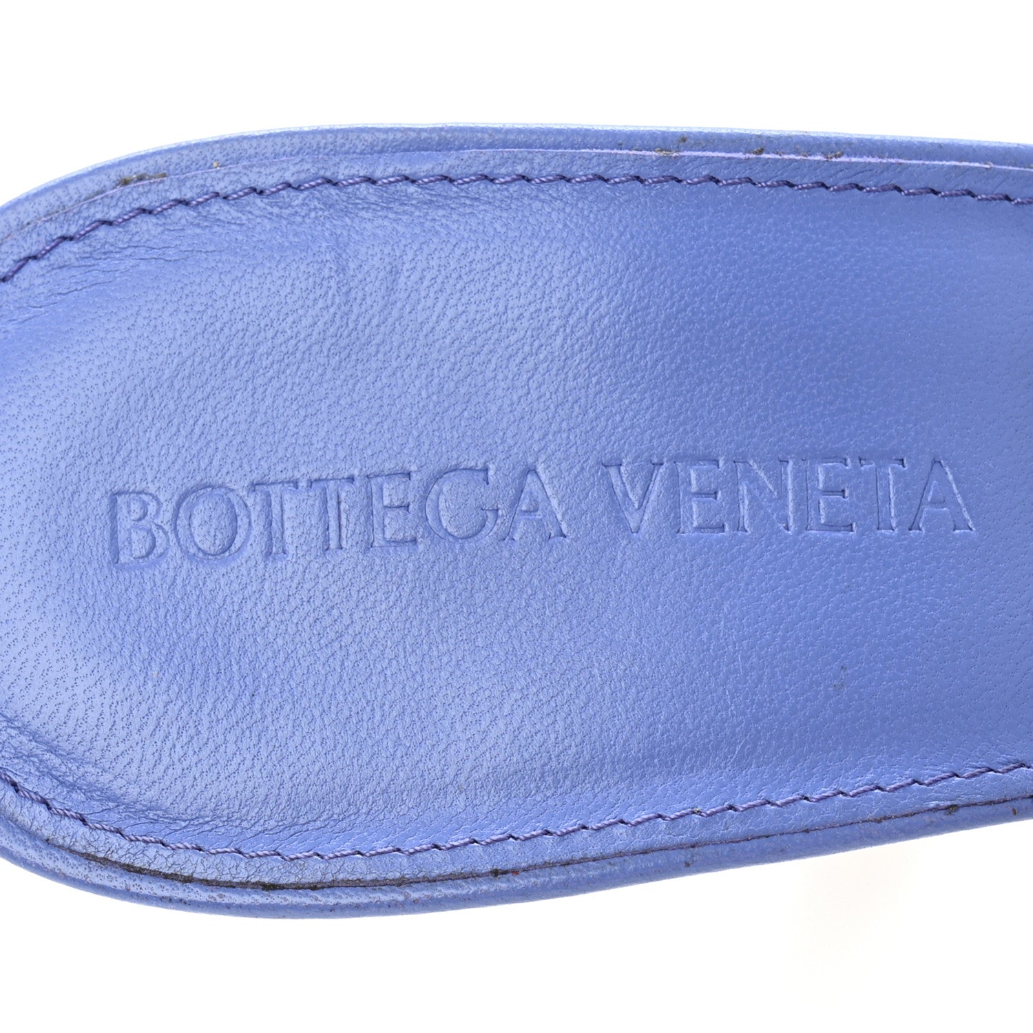 Bottega Veneta Nappa Maxi Intrecciato Lido 90mm Mule Sandals 38.5 Indigo 8 of 10
