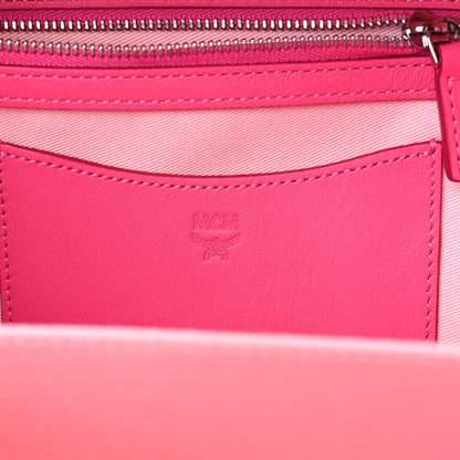 MCM Calfskin Ottomar Monogram Small Berlin Crossbody Sugar Pink 6 of 10