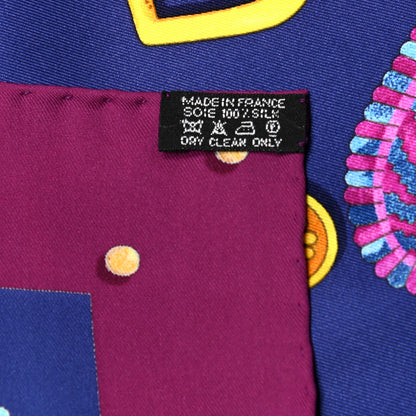 Hermes Silk Boucles Et Galons Du Tsar Scarf 70 5 of 5