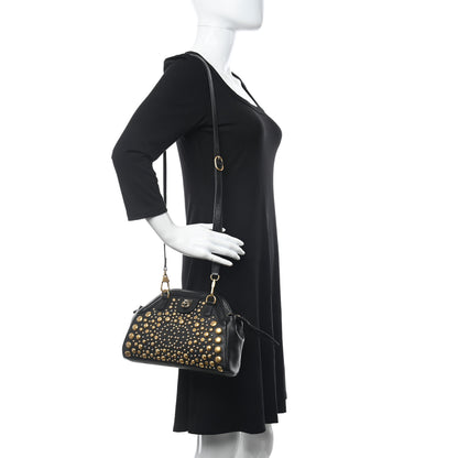 Gucci Calfskin Studded Small Re(Belle) Crossbody Bag Black 2 of 10