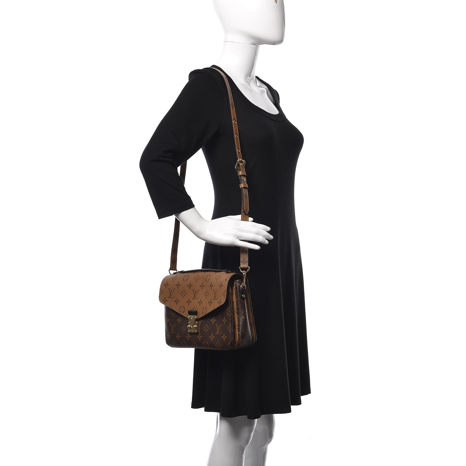 Louis Vuitton Reverse Monogram Pochette Metis 2 of 9