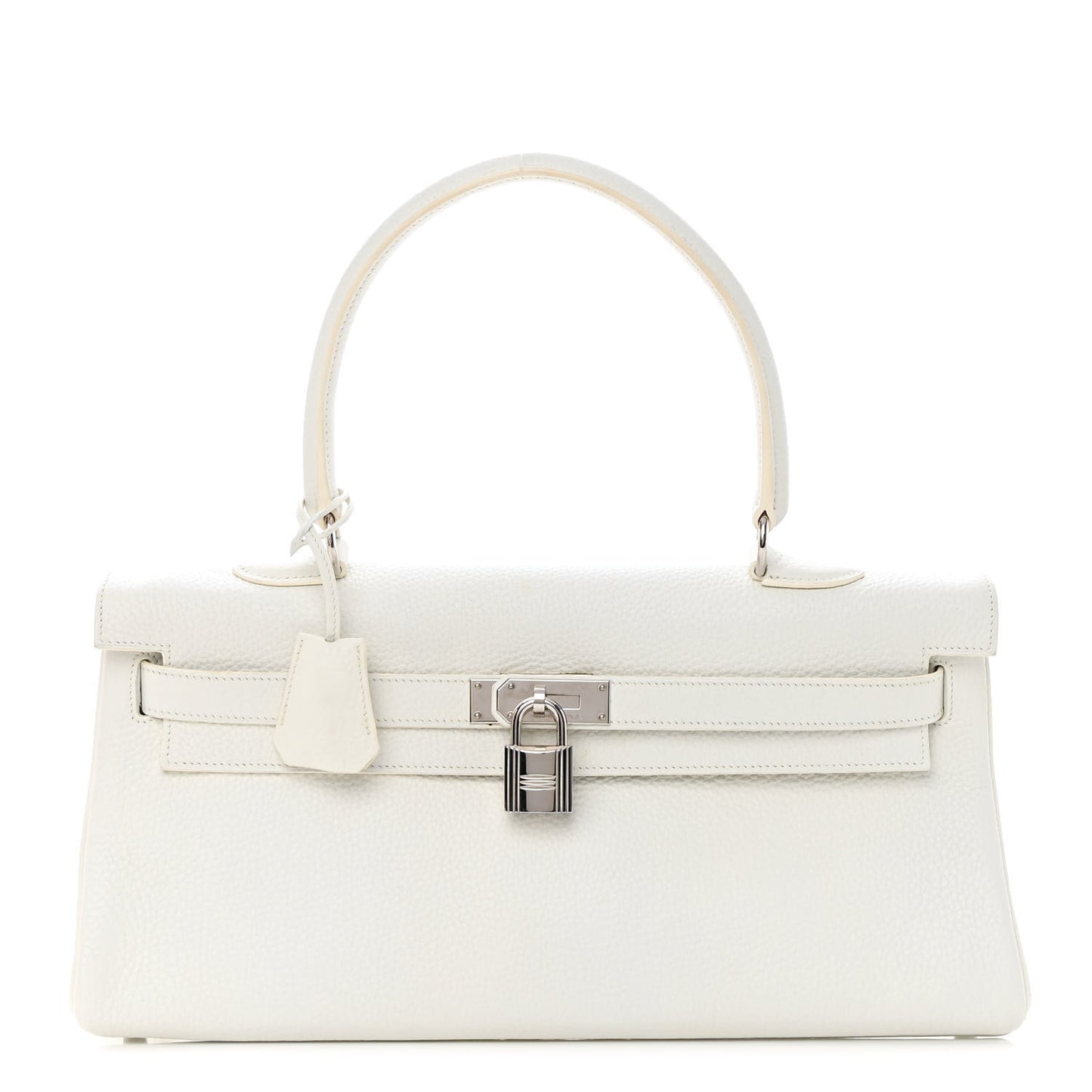Taurillon Clemence Shoulder Kelly 40 White