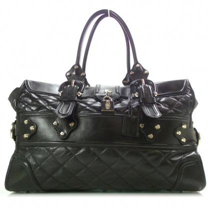 Burberry Leather XL Manor Tote Black 1 of 11
