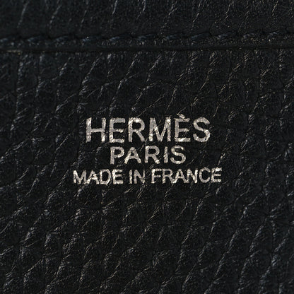 Hermes Taurillon Clemence Evelyne PM Black 6 of 14