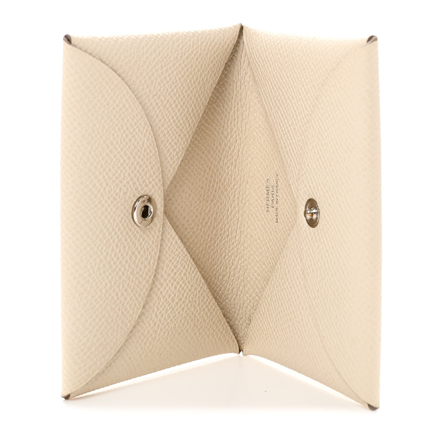 Hermes Epsom Calvi Card Case Craie 5 of 7