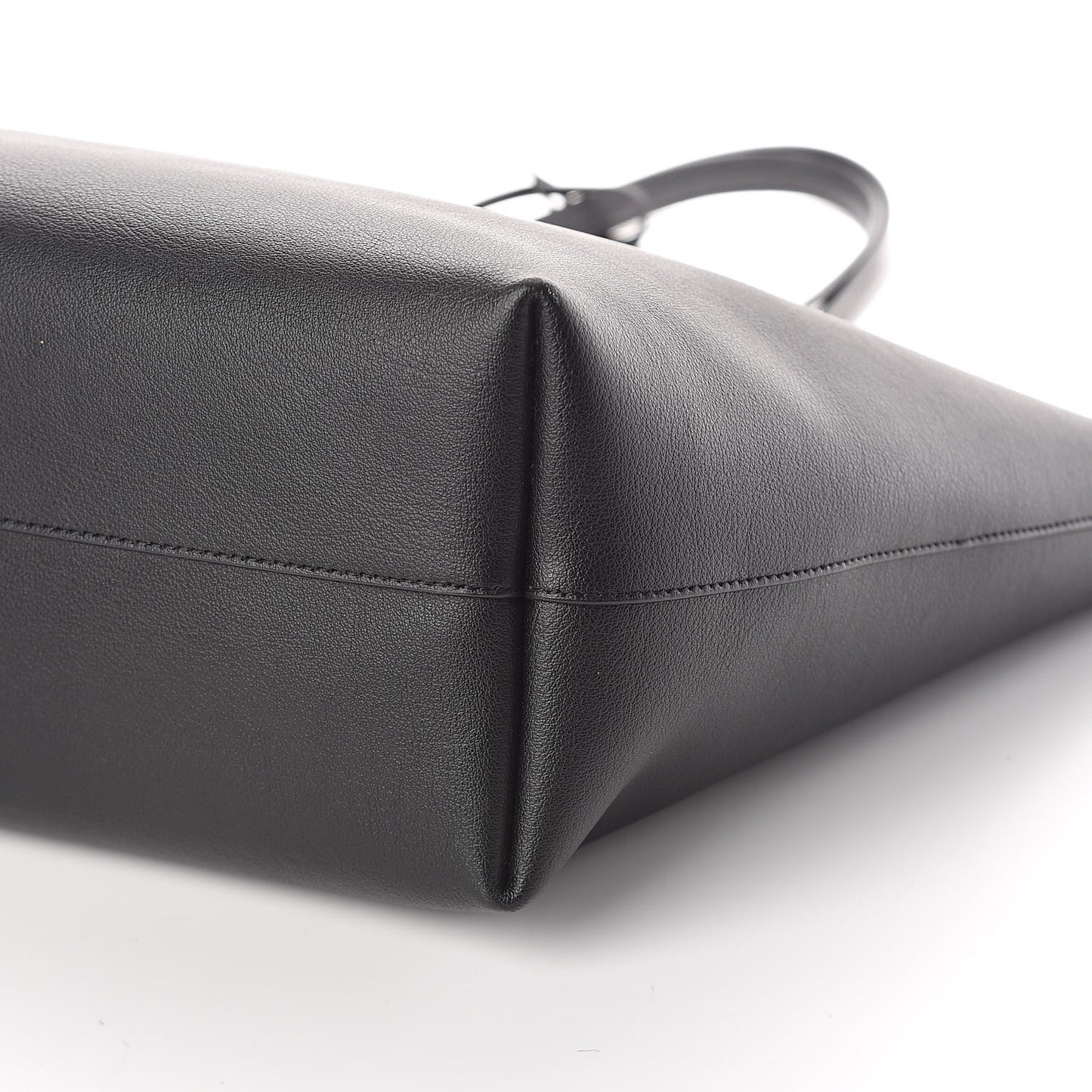Calfskin Large Shopping Tote Black