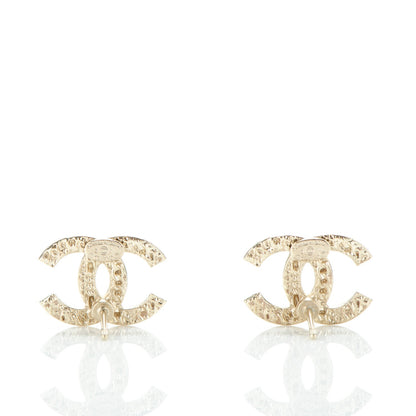 Chanel CC Chain Earrings Gold 3 of 4