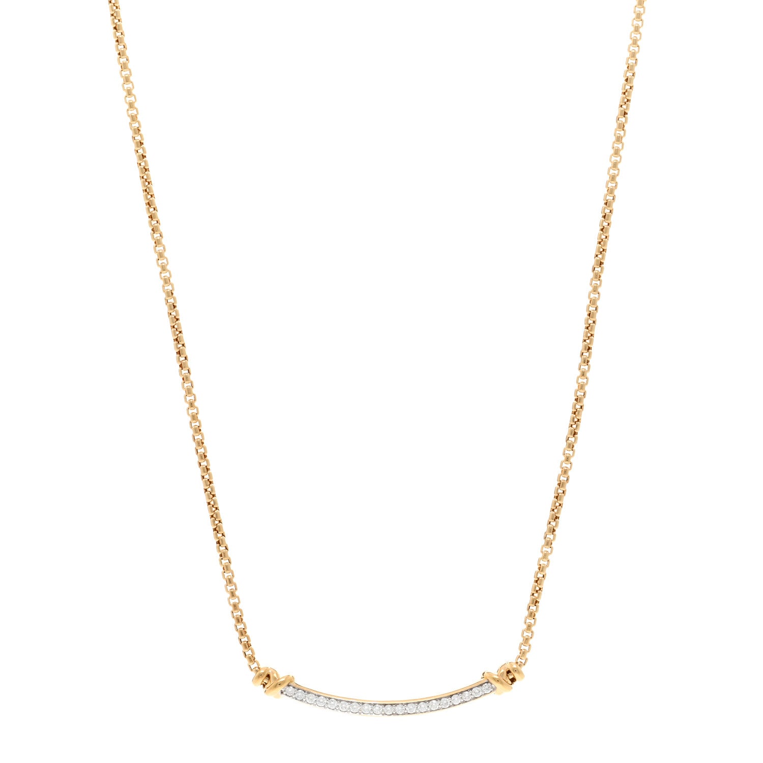 David Yurman DAVID YURMAN 18K Yellow Gold Diamond Helena Wrap Station Necklace 1 of 4