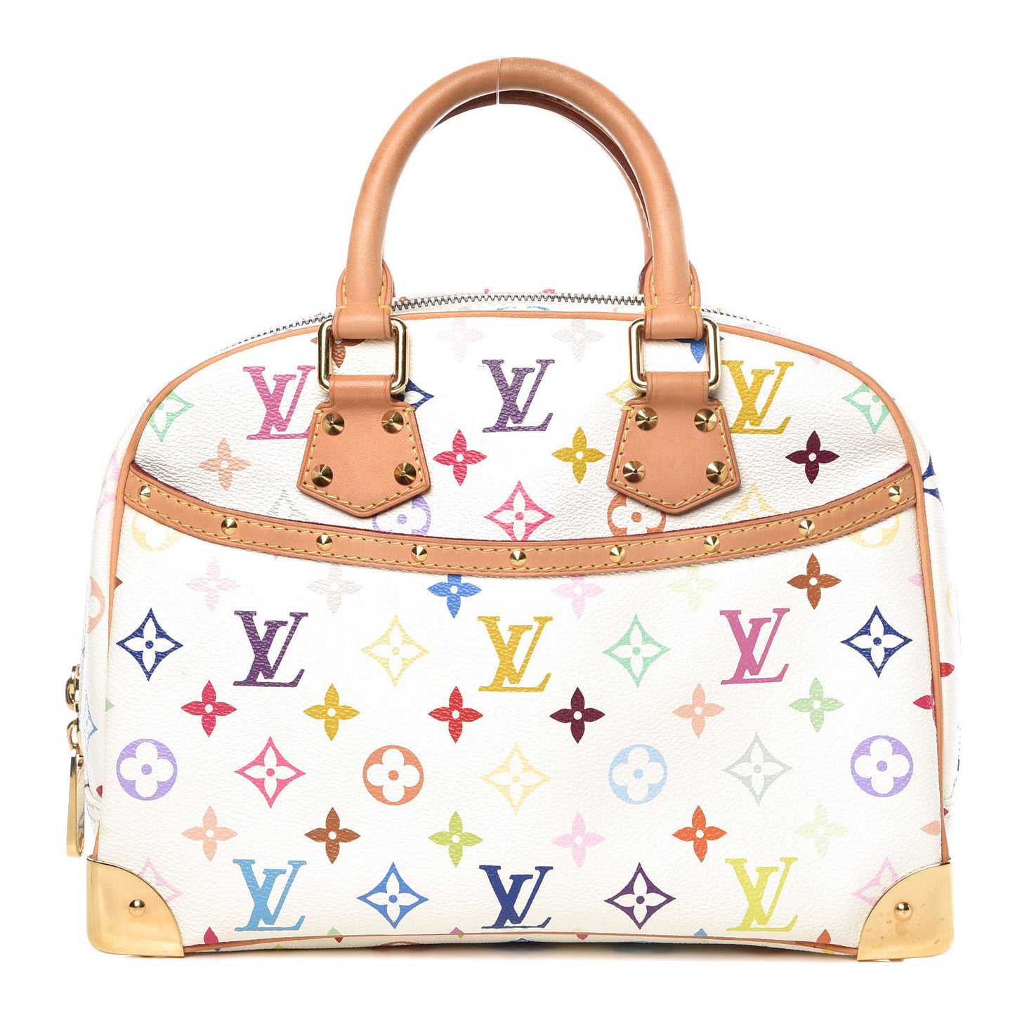 Monogram Multicolor Trouville White