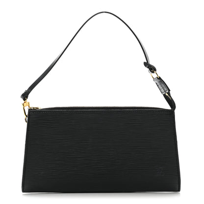 Louis Vuitton Epi Pochette Accessories 24 Black 1 of 13