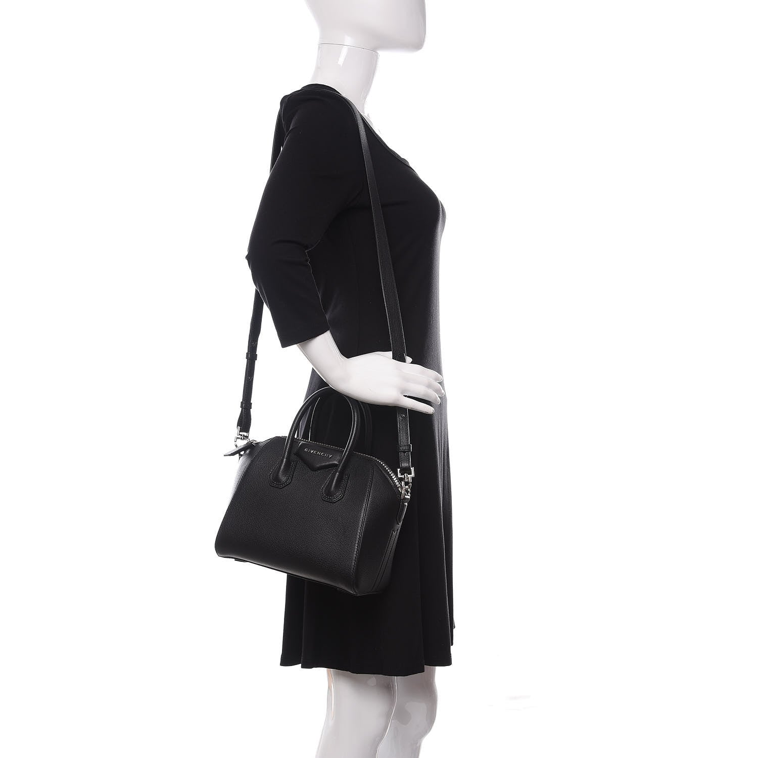 Givenchy Sugar Goatskin Mini Antigona Black 2 of 10