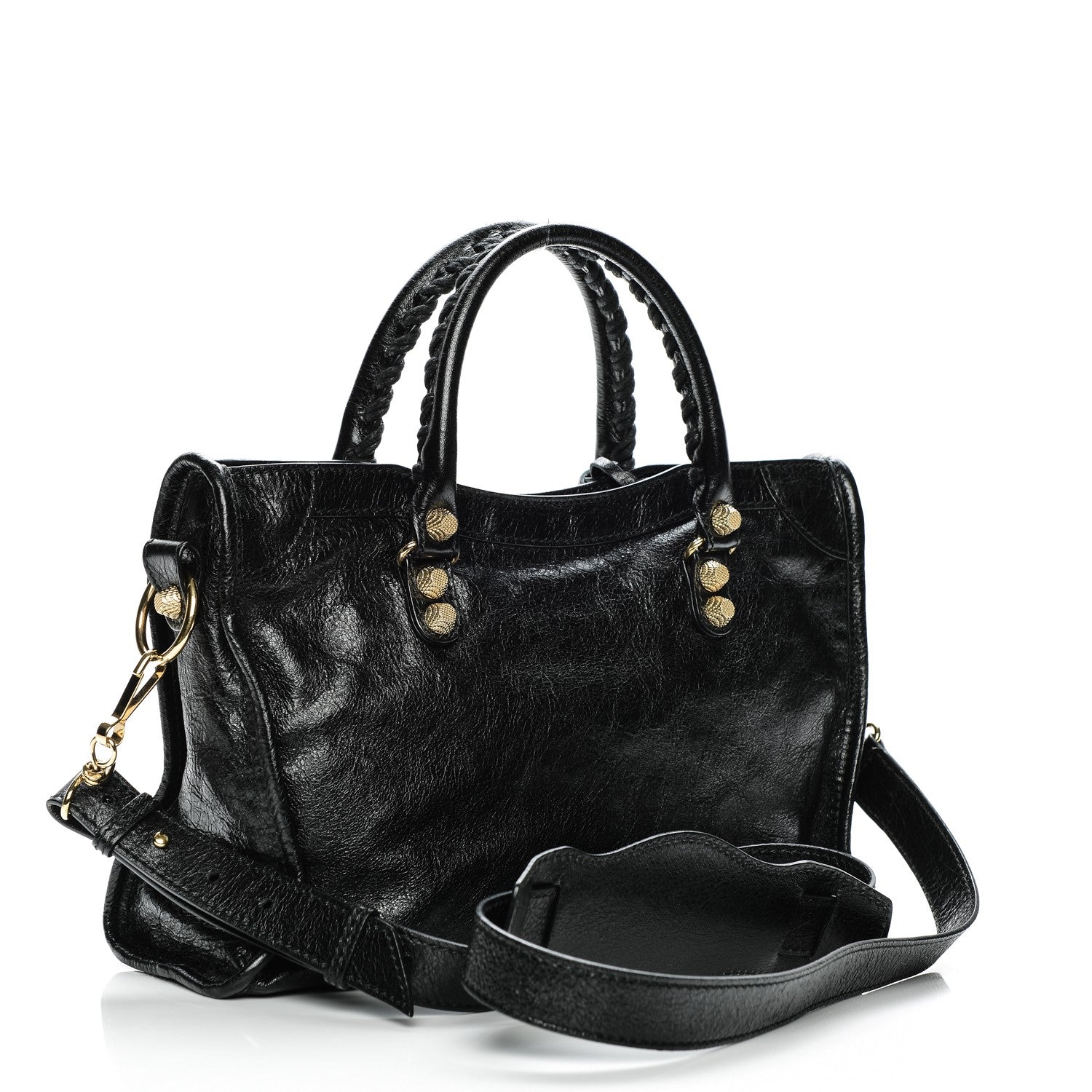 Balenciaga Agneau Classic Gold Hardware S City Black 2 of 10
