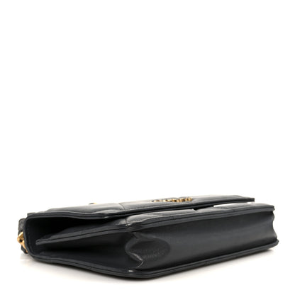 Chanel Lambskin Quilted Chanel 19 Wallet On Chain WOC Dark Grey 4 of 12