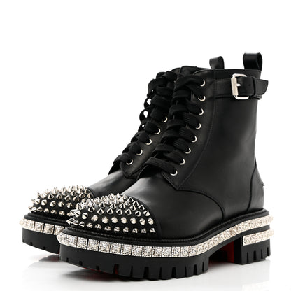 Christian Louboutin Calfskin King St Boots 36 Black 3 of 9