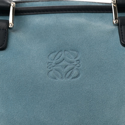 Loewe Suede Calfskin Amazona Blue Black 12 of 19