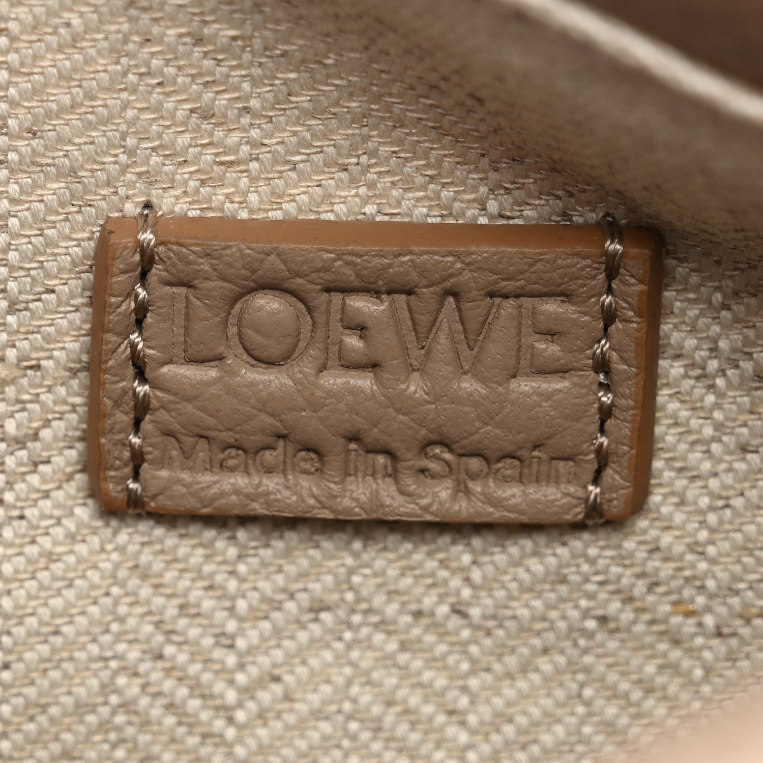Loewe Soft Grained Calfskin Mini Puzzle Edge Bag Sand 7 of 10
