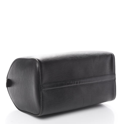 Louis Vuitton Epi Speedy 35 Black 3 of 8